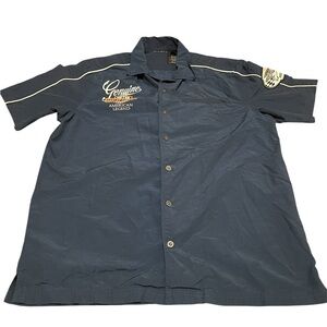 Harley-Davidson men's short-sleeve button-down work shirt/ L